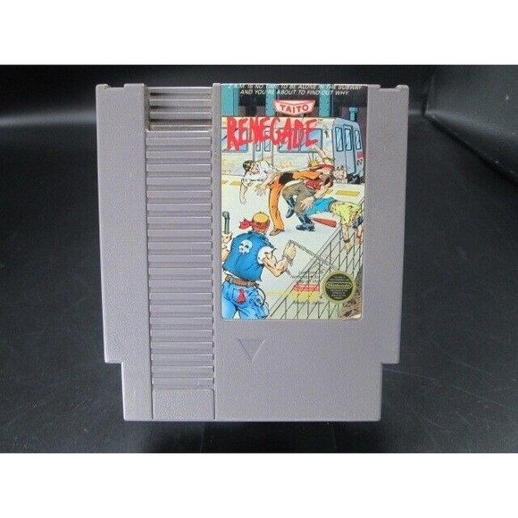 Nintendo NES Renegade Video‎ Game Tested & Working - Picture 1 of 6